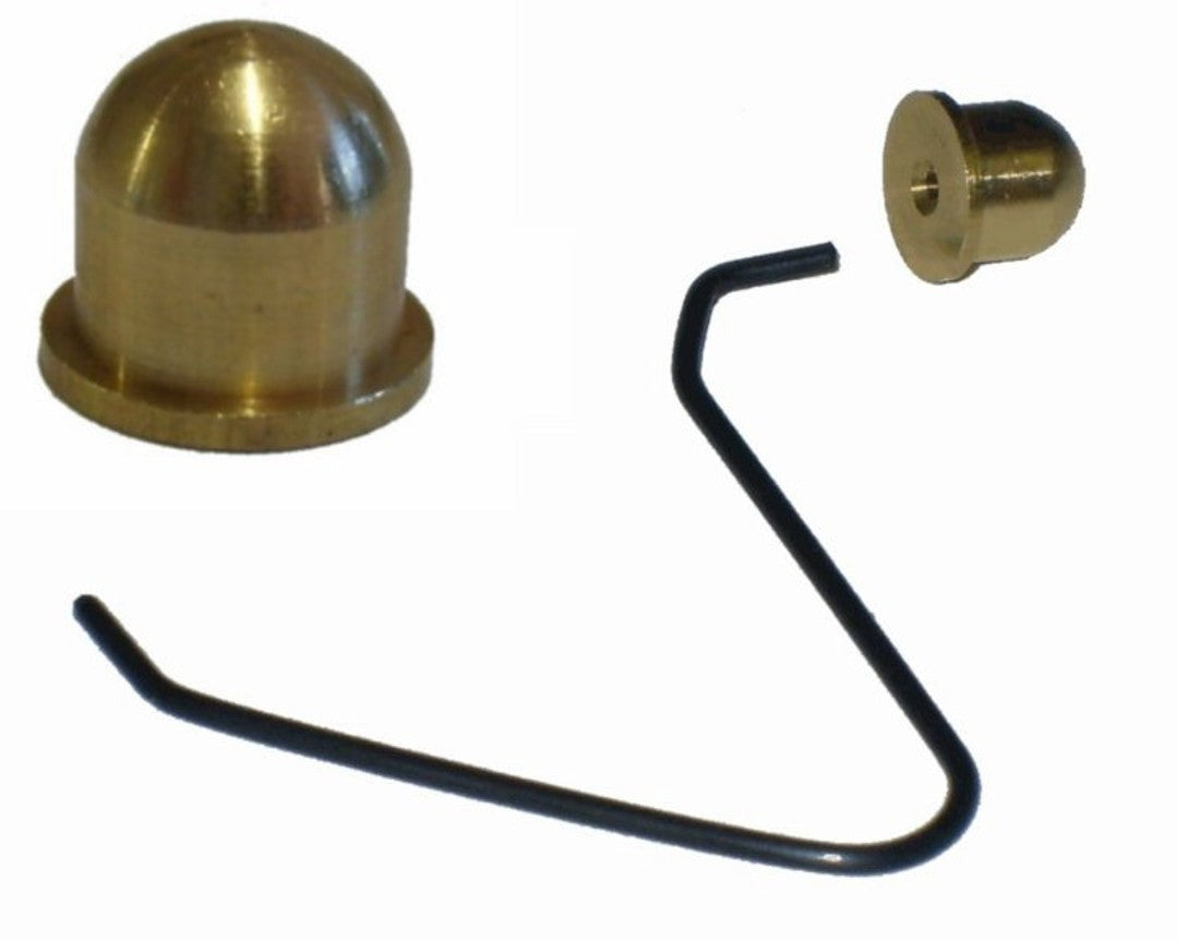 8mm Brass Button and Spring