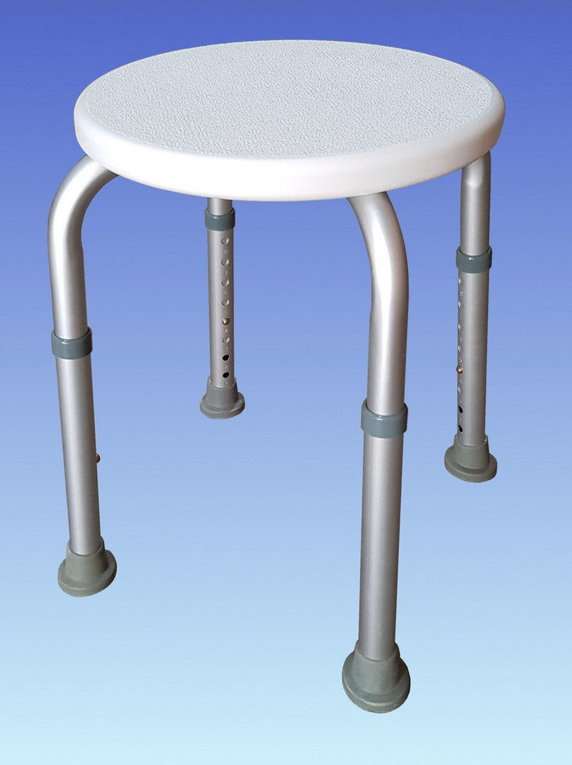 Height Adjustable Round Bath Stool, alternate view