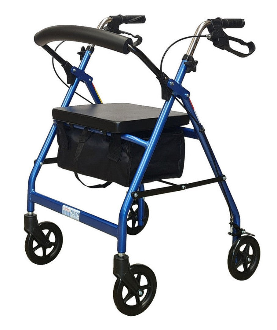 Aluminium Rollator with 6-inch Wheels, features view
