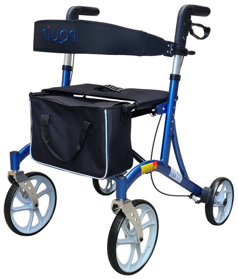 10-inch X Fold Rollator with Padded Seat, alternate view