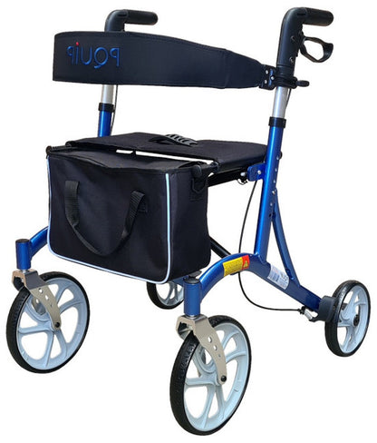 10-inch X Fold Rollator with Padded Seat, alternate view
