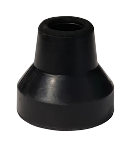 13mm Quad Cane Tip Black
