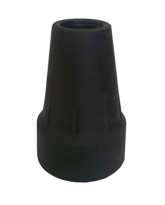 22mm Crutch / Cane Tip Black