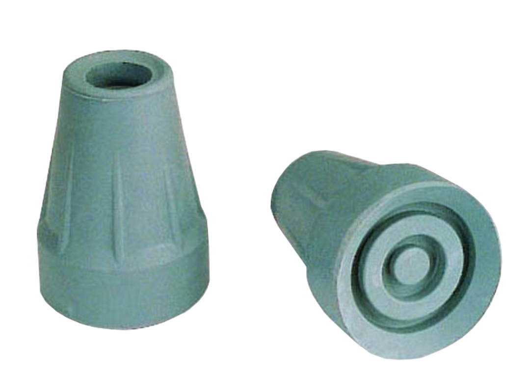 22mm Heavy Duty Crutch Tip Grey