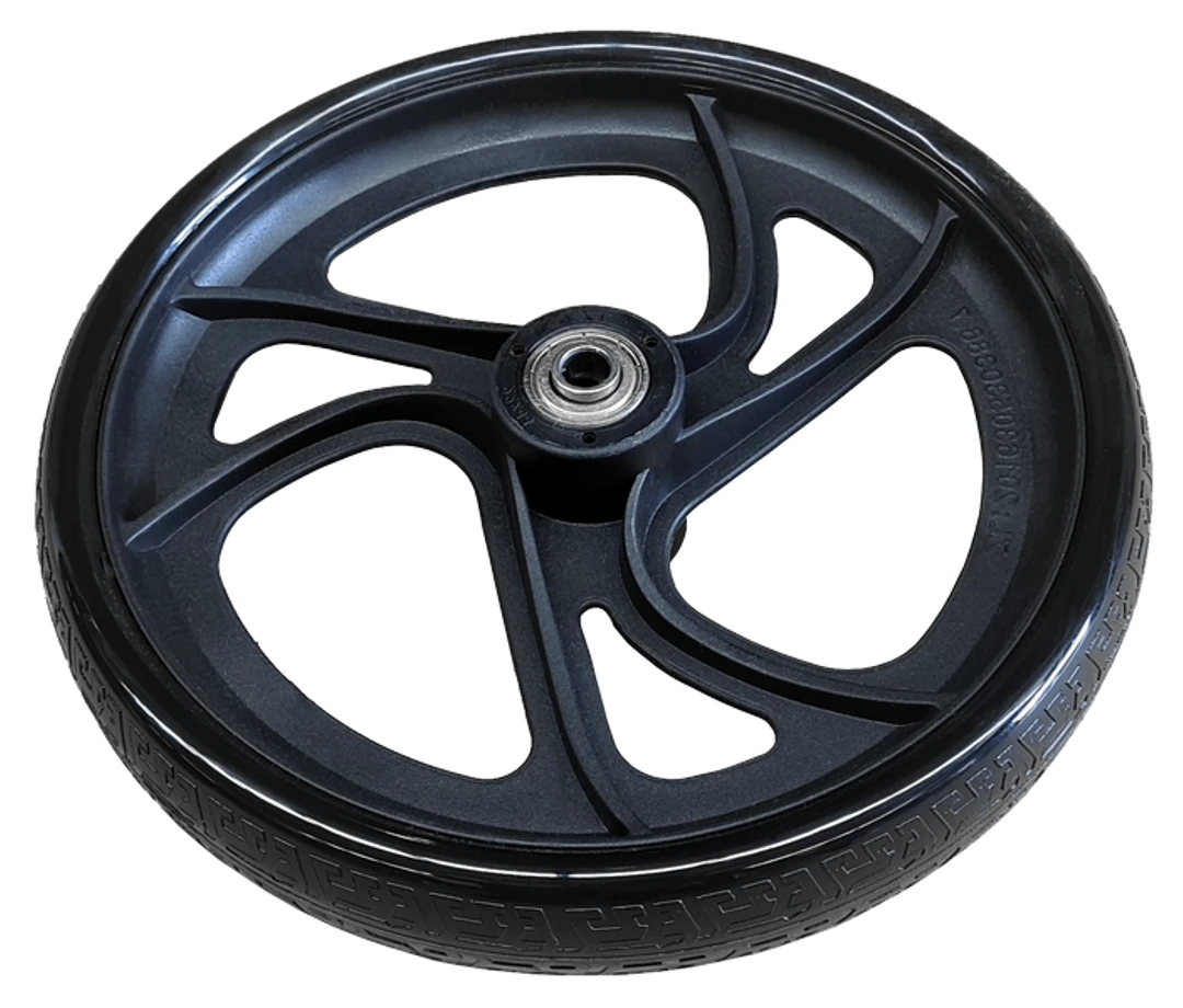 8-inch Black Castor Rollator