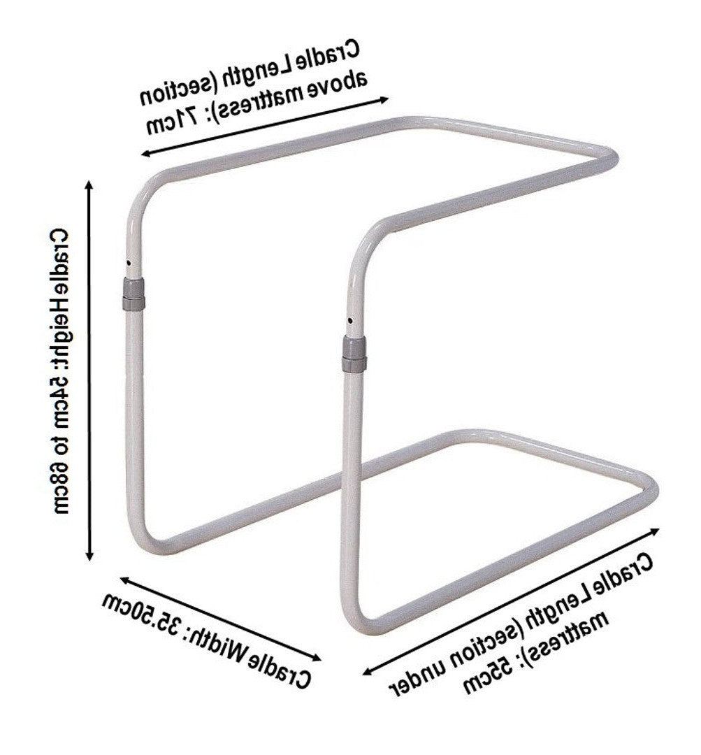 Adjustable Bed Cradle, alternate view