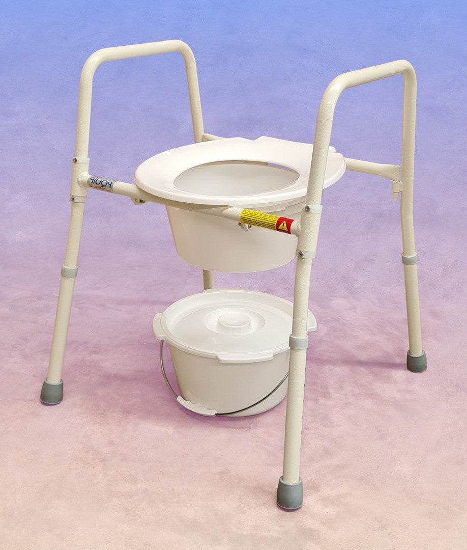 Aluminium Folding Over Toilet Frame