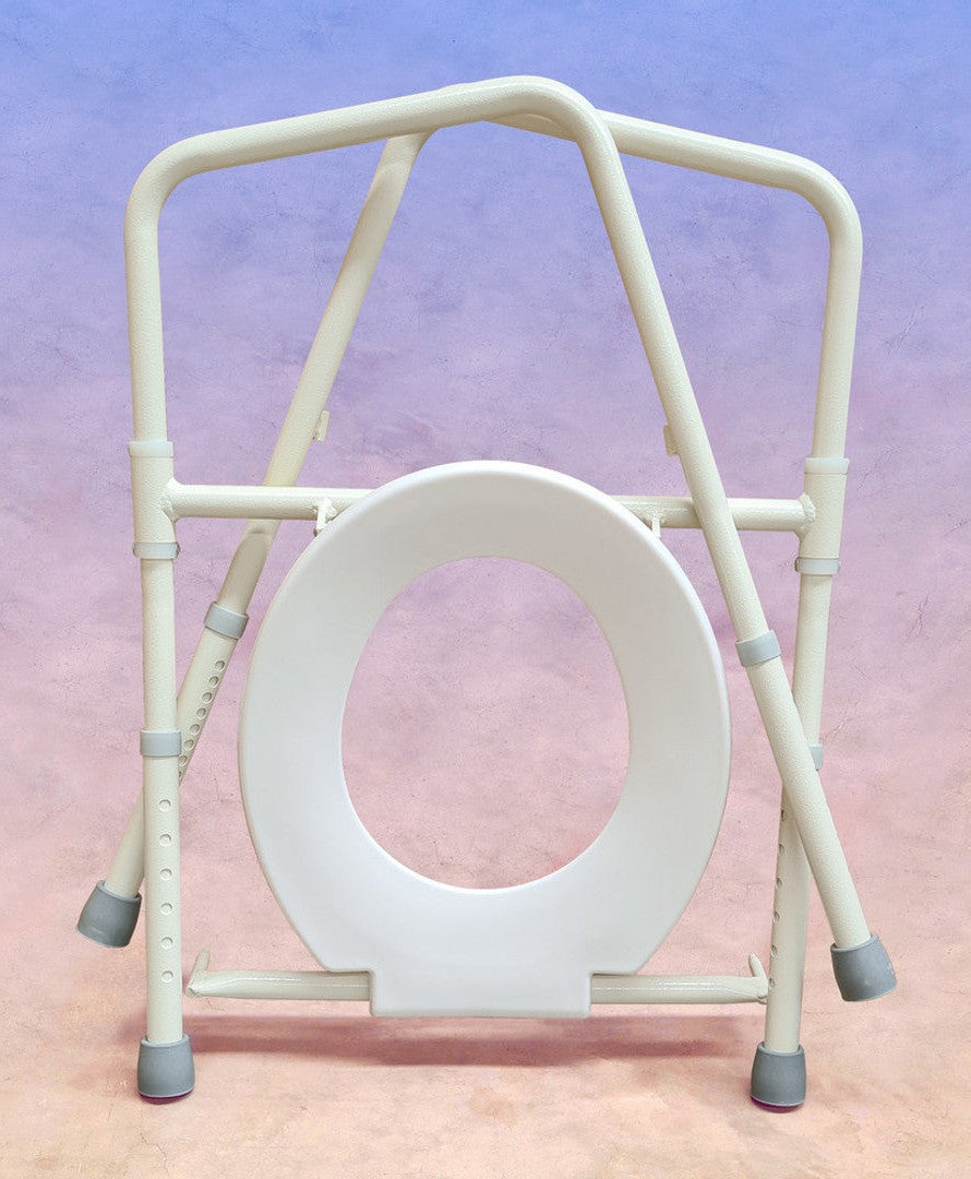 Aluminium Folding Over Toilet Frame, alternate view