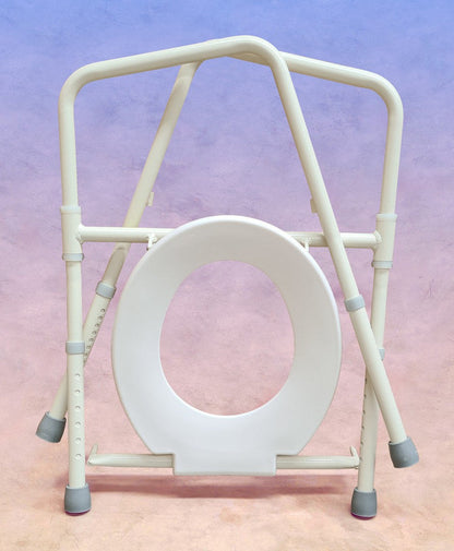Aluminium Folding Over Toilet Frame, alternate view