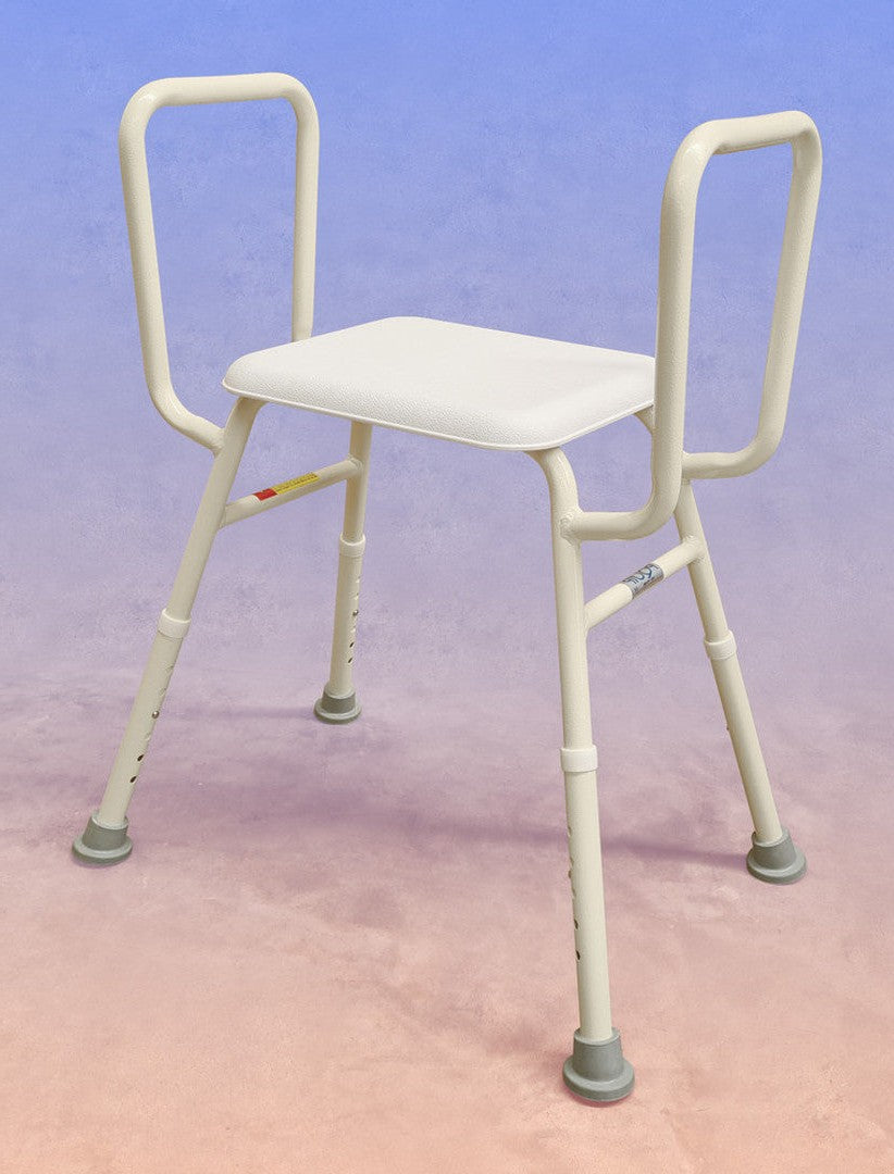 Aluminium Non Padded Shower Stool