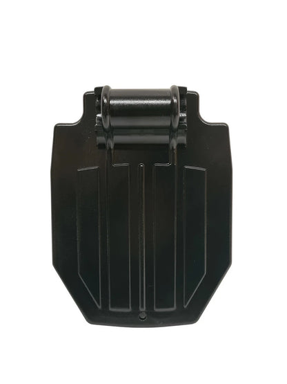 Black Aluminium Wheelchair Footplate (Left/Right), alternate view