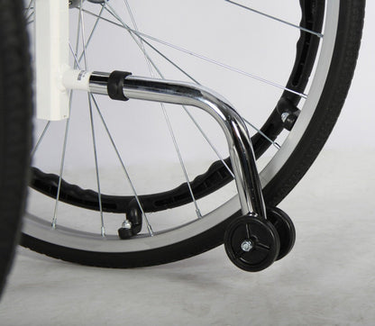 Deluxe Lightweight Aluminium Wheelchair, close-up detail