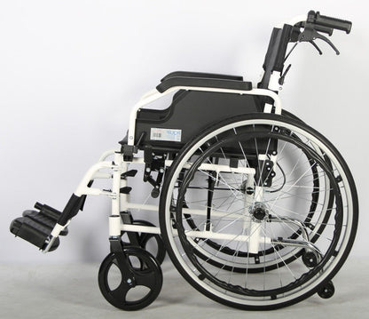 Deluxe Lightweight Aluminium Wheelchair, alternate view