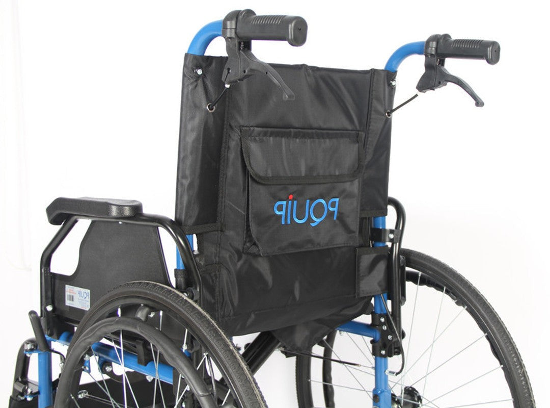 Deluxe Steel Wheelchair 44cm, close-up detail