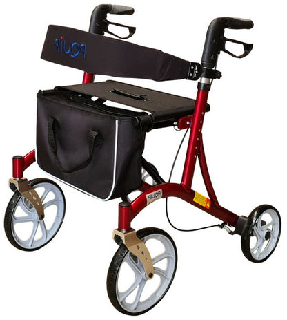 Euro Style 10” Front X fold Rollator, alternate view