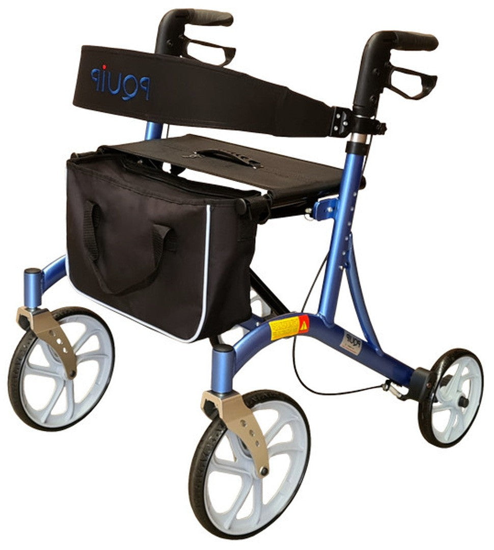 Euro Style 10” Front X fold Rollator, close-up detail