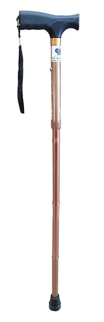 Folding T shape Handle Cane, alternate view