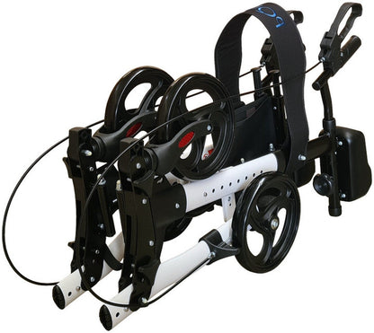Gutter Arm X fold Rollator, alternate view