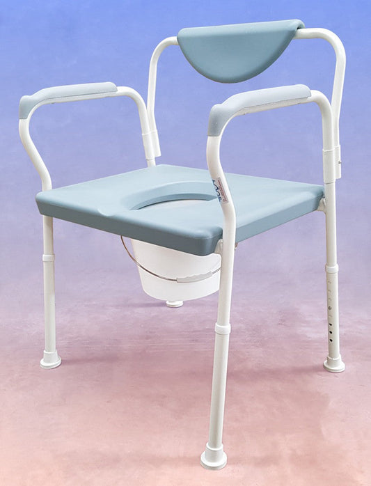 Heavy Duty Aluminium Commode