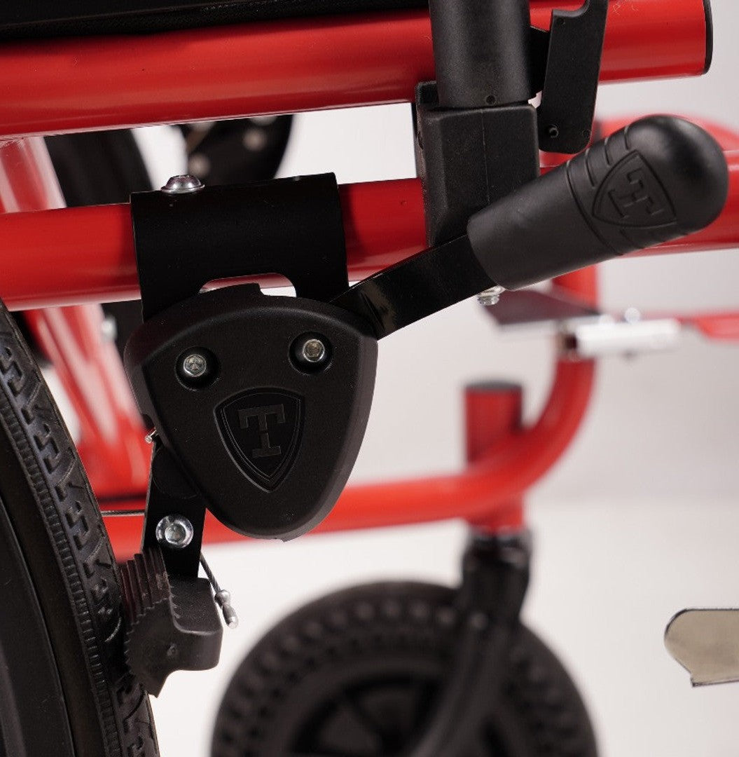 Heavy Duty Steel Wheelchair, alternate view