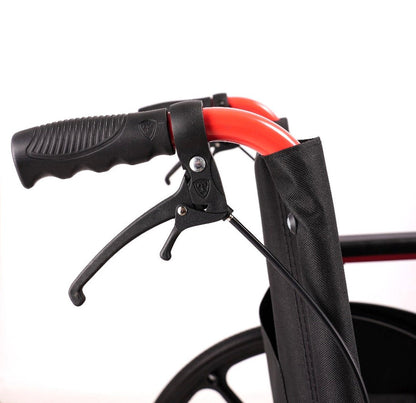 Heavy Duty Steel Wheelchair, close-up detail