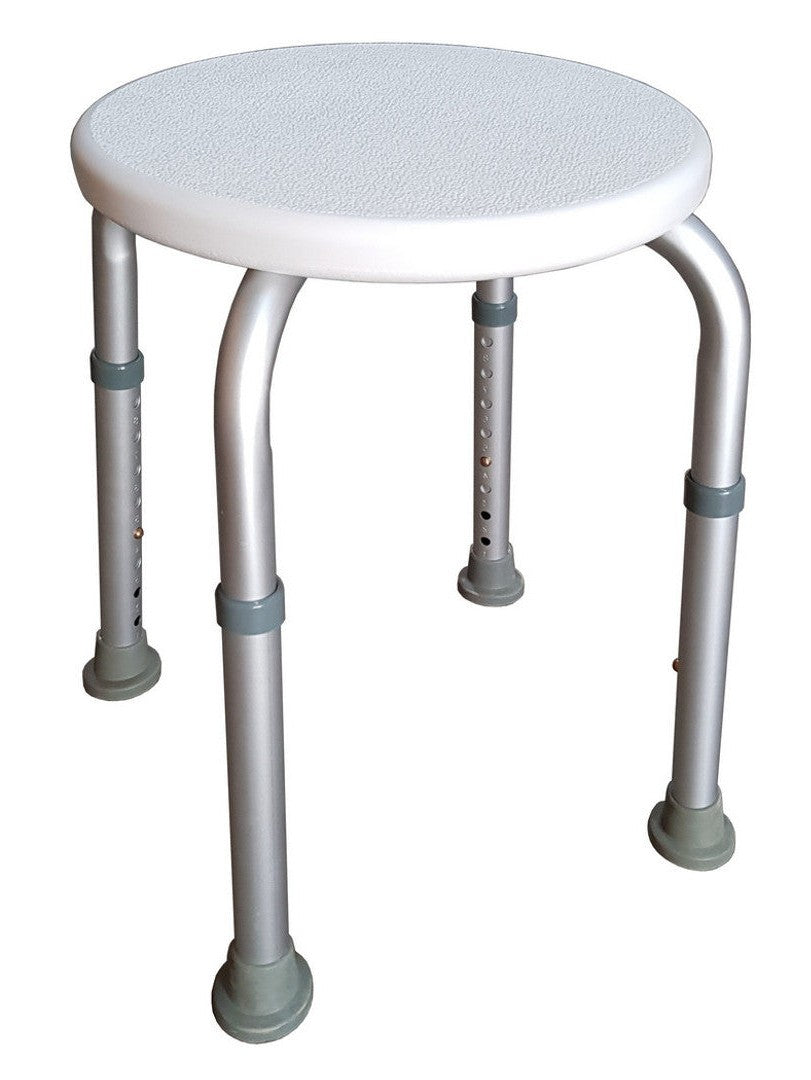 Height Adjustable Round Bath Stool