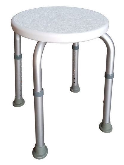 Height Adjustable Round Bath Stool