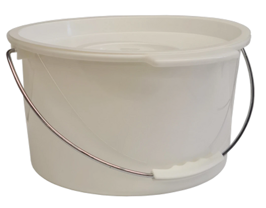Commode Pail & Lid Heavy Duty