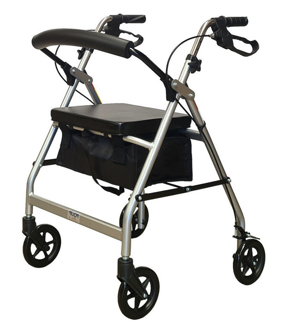 Aluminium Rollator with 6-inch Wheels