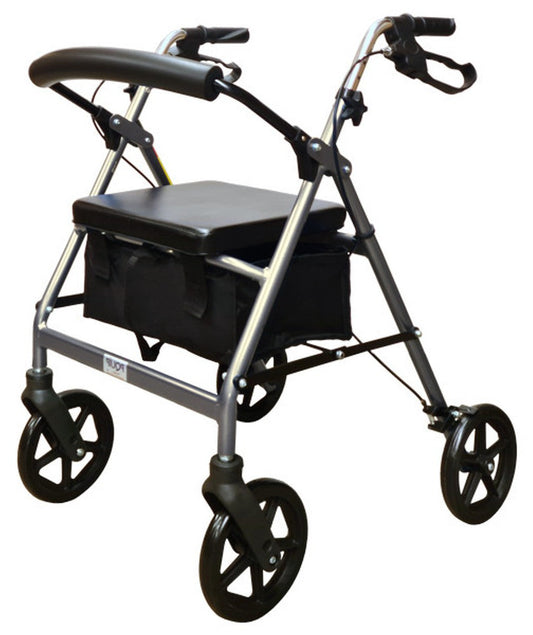 Aluminium Rollator with 8-inch Wheels