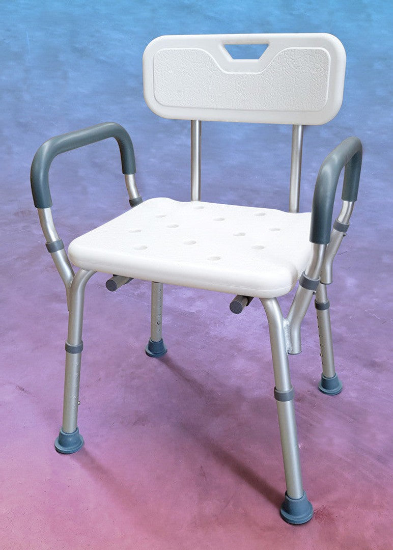 Aluminium Bath Seat with Back & Arms