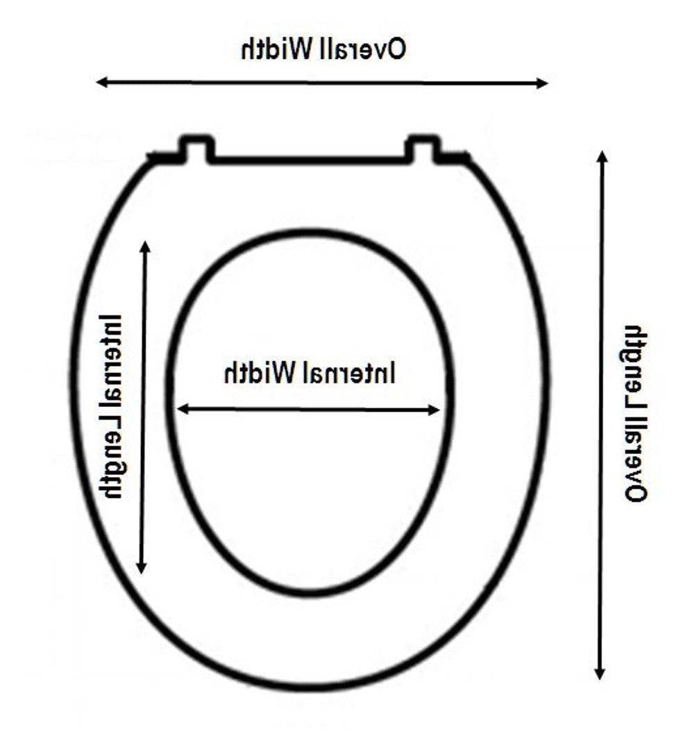 Small Toilet Seat & Lid 7/8", close-up detail